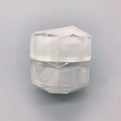 गैर नियमित लोडिंग क्रीम पीपी प्लास्टिक जार मल्टी फेस क्रीम टैंक