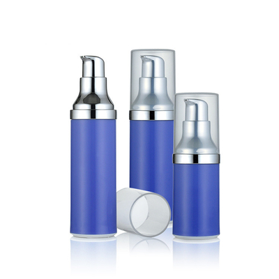 ABS प्लास्टिक वैक्यूम बोतल को अनुकूलित किया जा सकता है 15ml 30ml 50ml एक्रिलिक वायुहीन बोतल