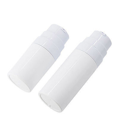 गुणवत्ता  Mini PP Aluminum Acrylic Airless Glass Cosmetic Bottles 15ml 30ml 50ml फैक्टरी