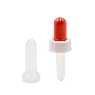 गुणवत्ता  0.25ml Red Head Plastic Bottle Dropper Pipette Packaging फैक्टरी